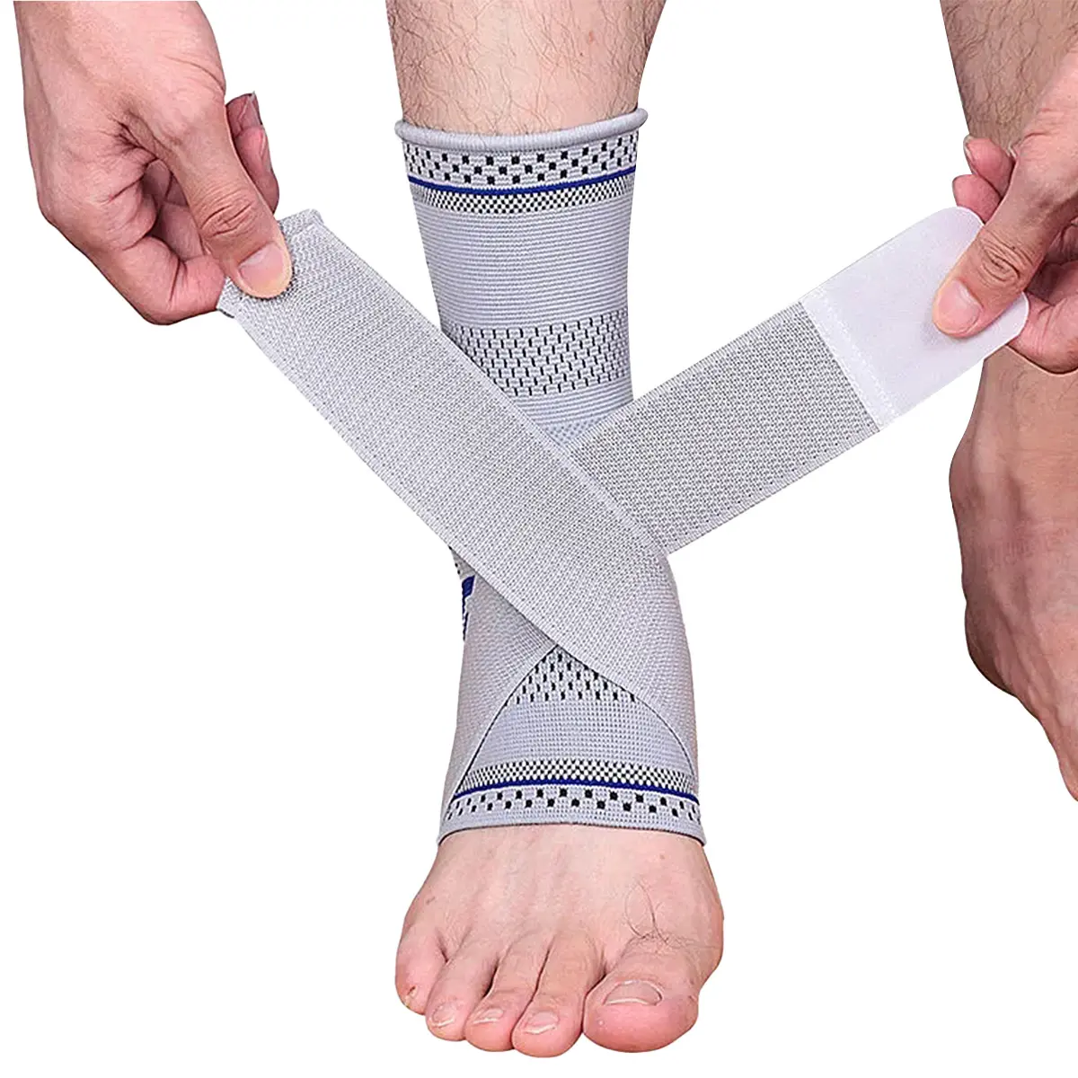 Best quality Ankle Compression - Sports Nylon Ankle Support Brace-Strap Style – Senyu