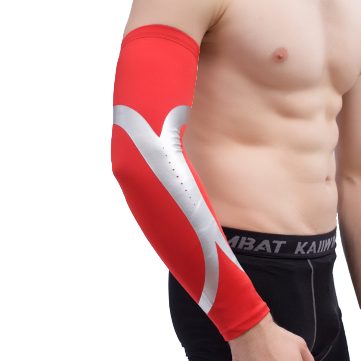 Compression Long Polyester Sport Elbow Support