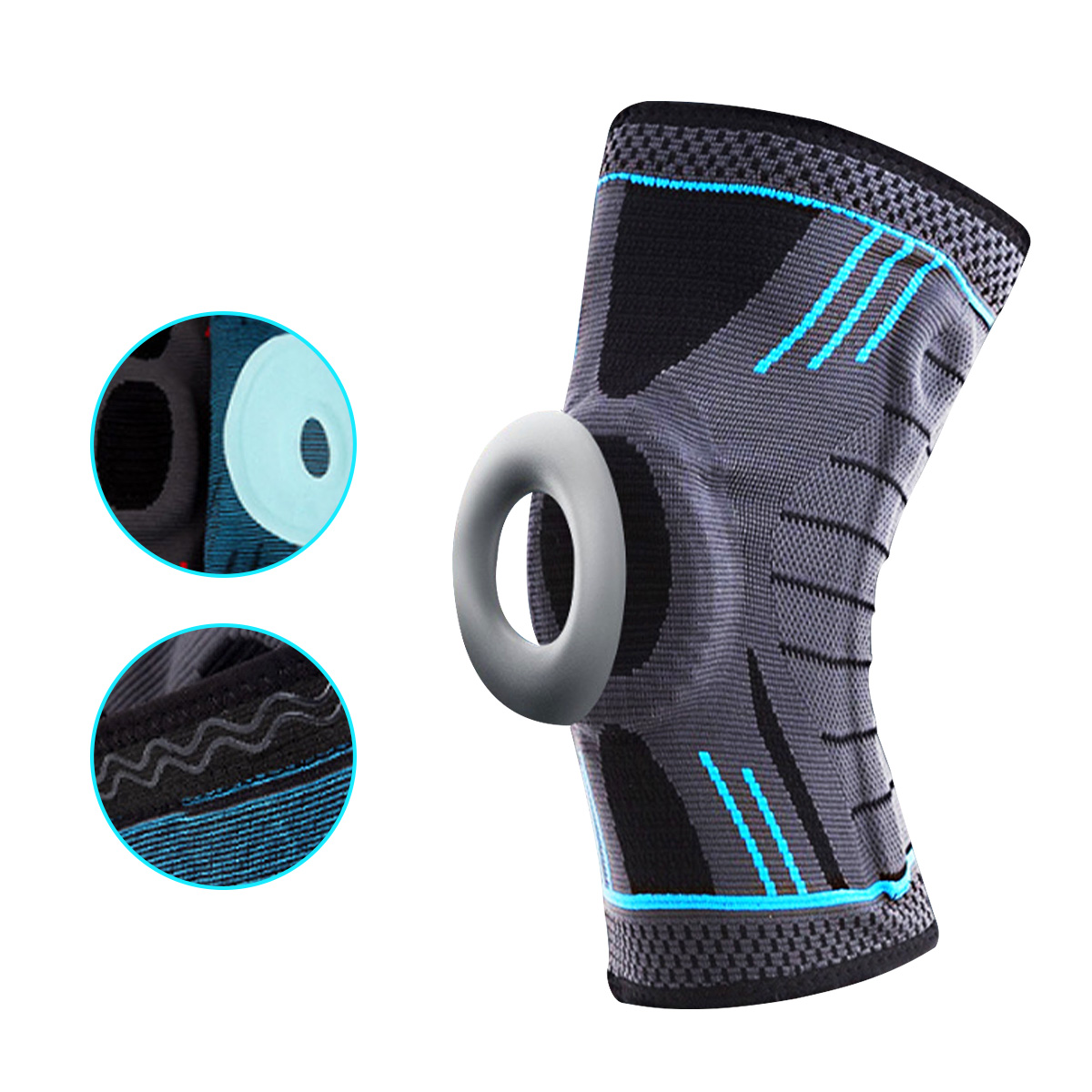 Comfortable Spring Bar Knee Support With Silicone