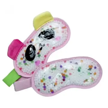 Cartoon Ear-shaped Gel Eye Mask, Hot and Cold Compress, Glitter Sleeping Eye Mask