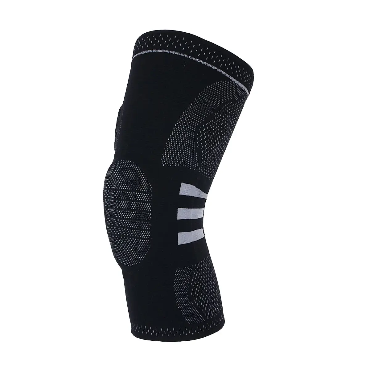 Good Quality Knee Brace - Knitted Nylon Knee Compression Sleeve With Silicone – Senyu