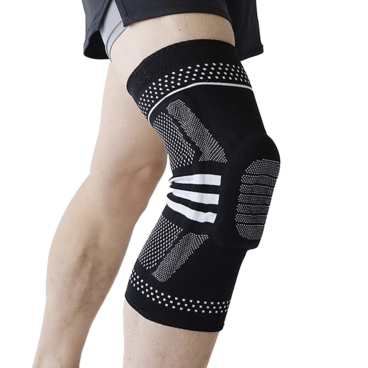 Professional Silica Gel Elastic Strap Kneepads