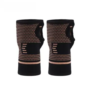 Copper Palm Weigh Lifting Wrist Brace Support Copper Gymnastics Compression Palm Sleeves Wrist Support