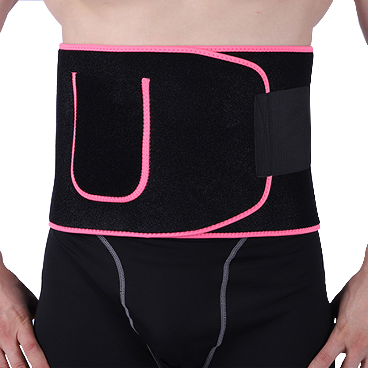 Men Women Sweat Waist Brace Belt For Bodybuilding