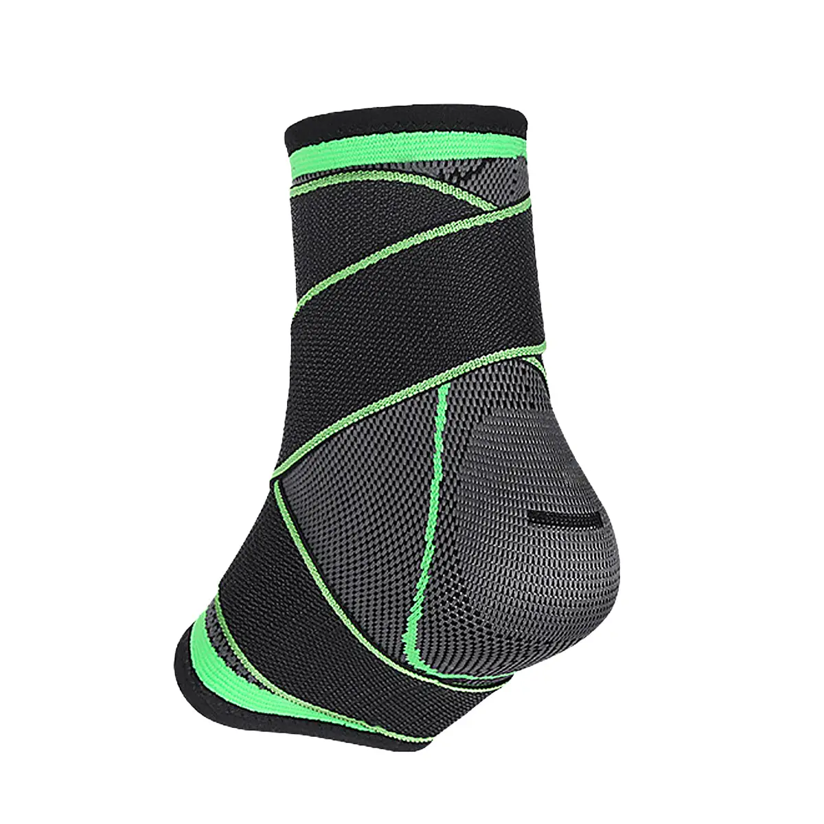 Cheap PriceList for Ankle Wrap Support - Elastic Green Ankle Support Sleeve-Strap Design – Senyu