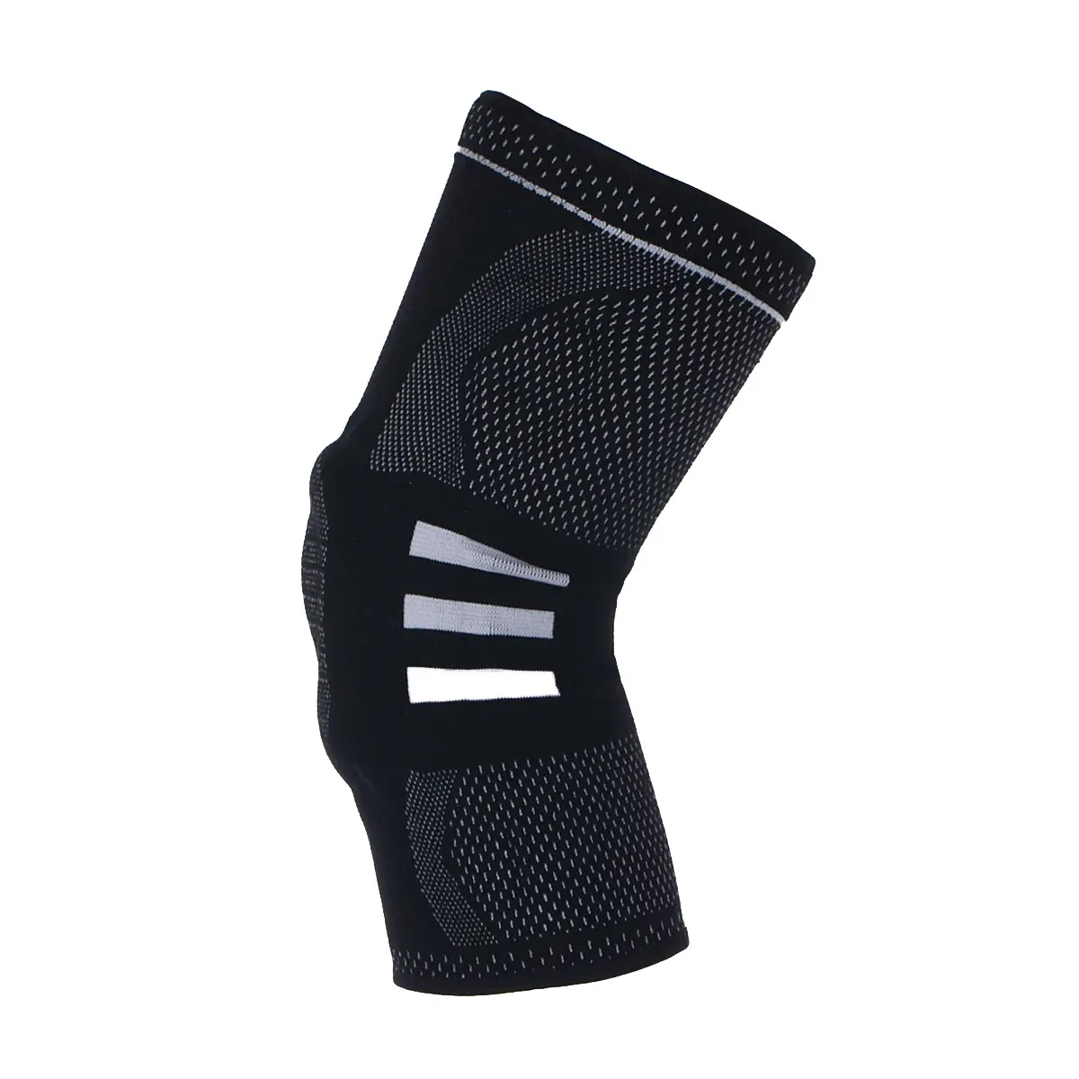 Good Quality Knee Brace - Knitted Nylon Knee Compression Sleeve With Silicone – Senyu