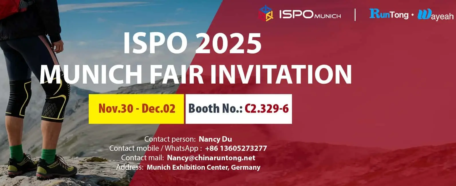 RUNTONG & WAYEAH at ISPO Munich 2025