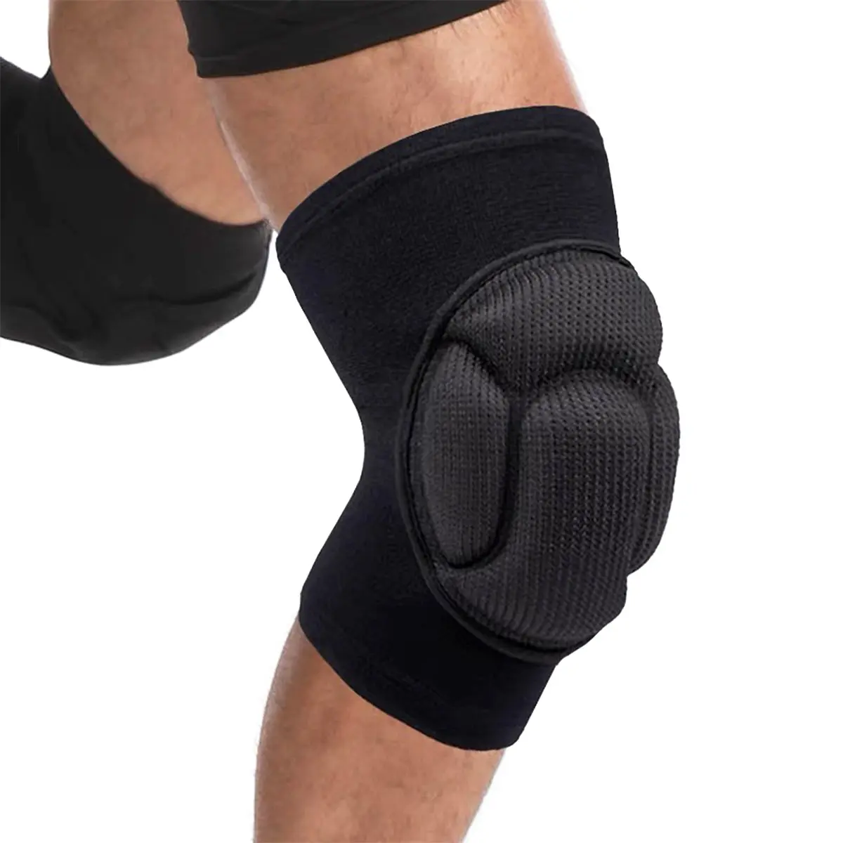 Manufactur standard Adjustable Knee Cap - Anti-collision Compression Nylon Knee Pads With Sponge – Senyu