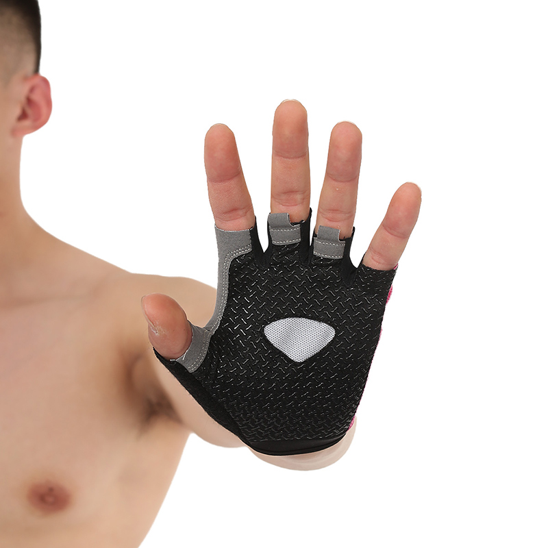 Custom Breathable Gym Half Finger Sports Gloves