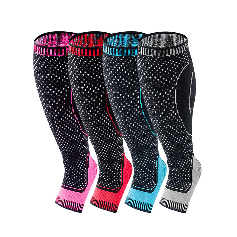 Long Nylon Football Running Calf Support For Injury Relief