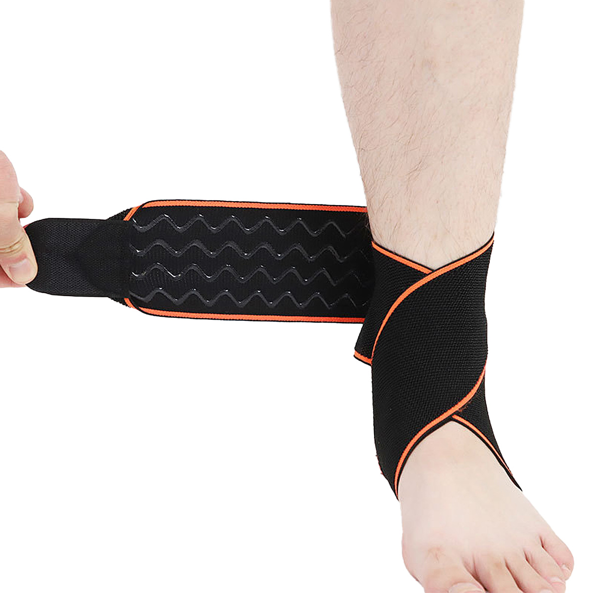 Elastic Ankle Support Wraps With Anti-slip Silicone