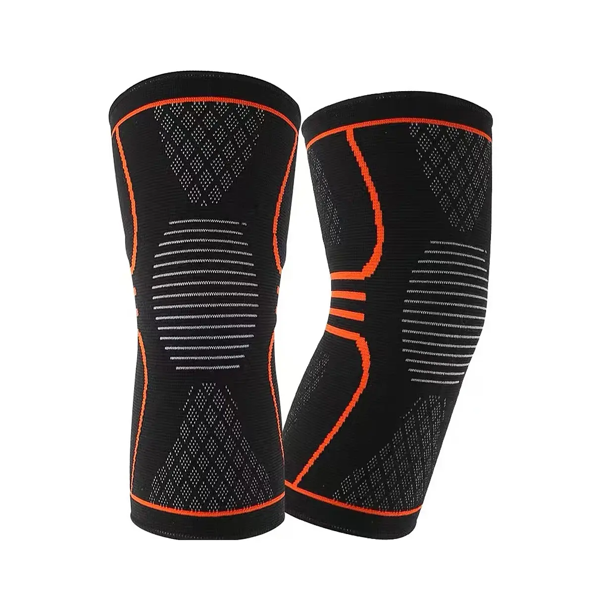 Chinese Professional Knee Brace For Running - Customized Nylon Sport Protective Knee Support Brace – Senyu