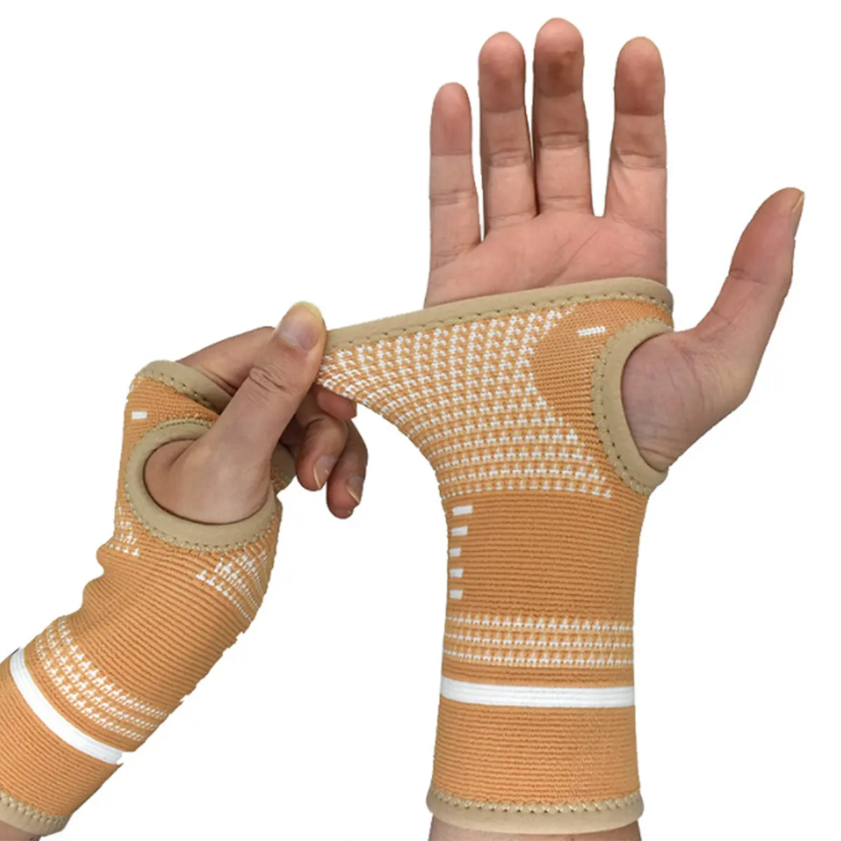 Factory Cheap Wrist Brace With Thumb - Fitness Elastic Nylon Wrist Brace With Palm Protection – Senyu