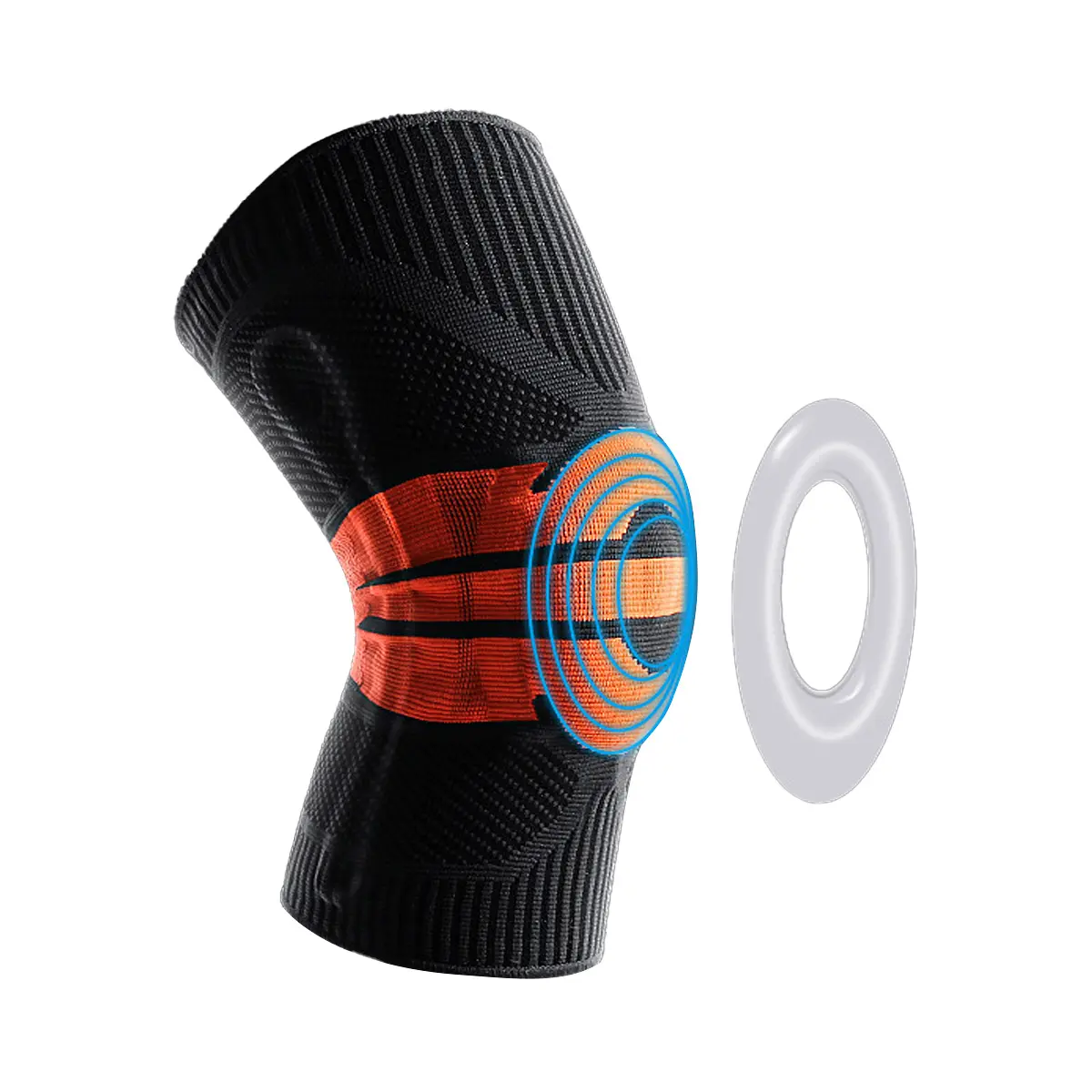 Reasonable price Knee Support Sleeve - Soft Compression Protective Knee Support Sleeve With silicone – Senyu