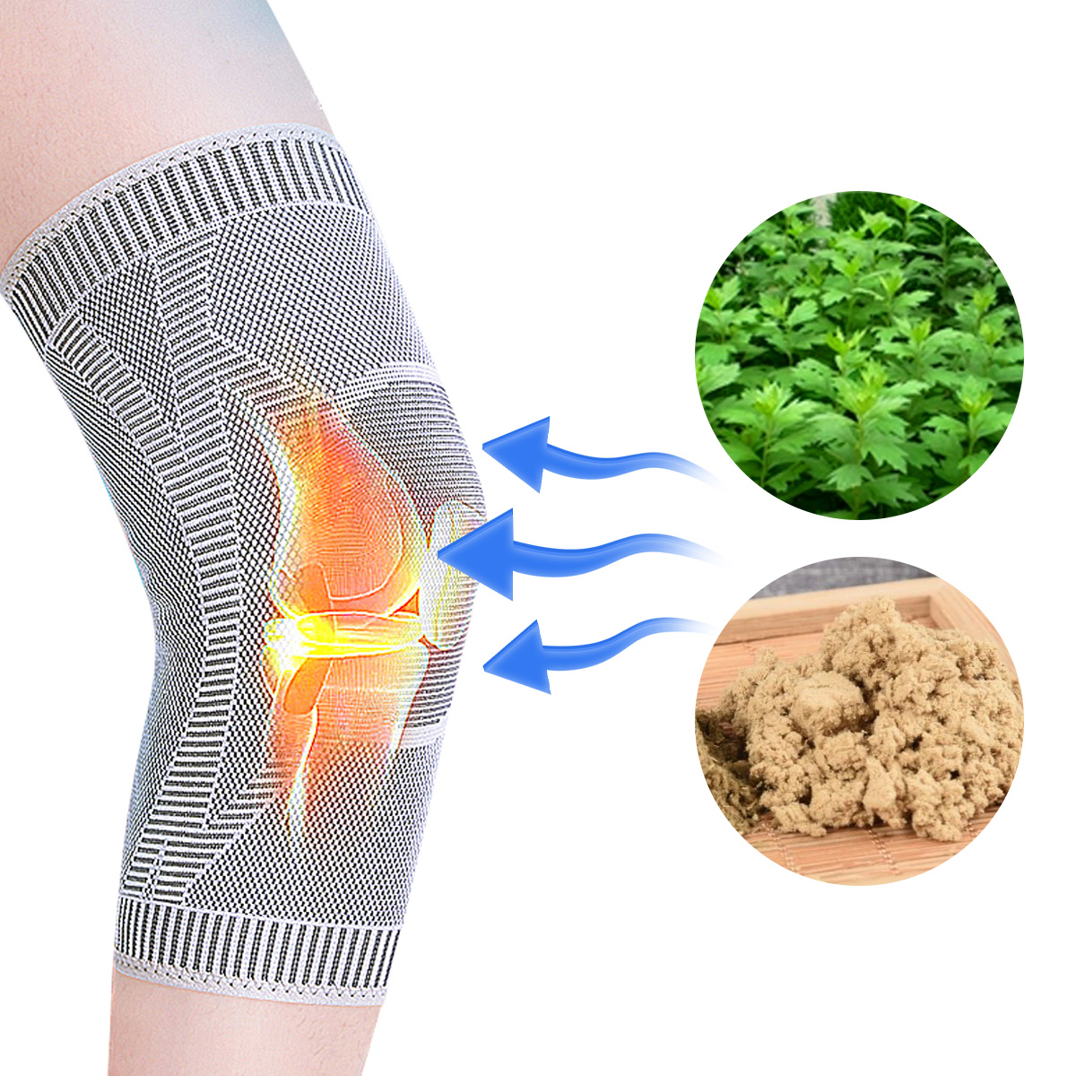 Knitting Warm Compression Medical Knee Support